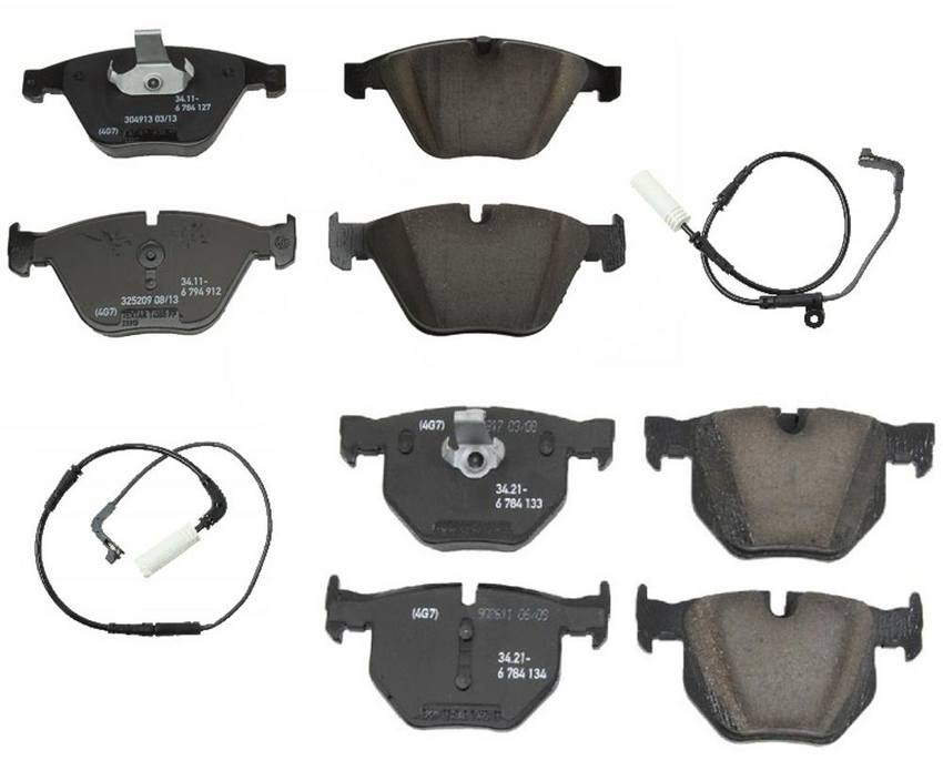 BMW Disc Brakes Kit - Pads Front and Rear